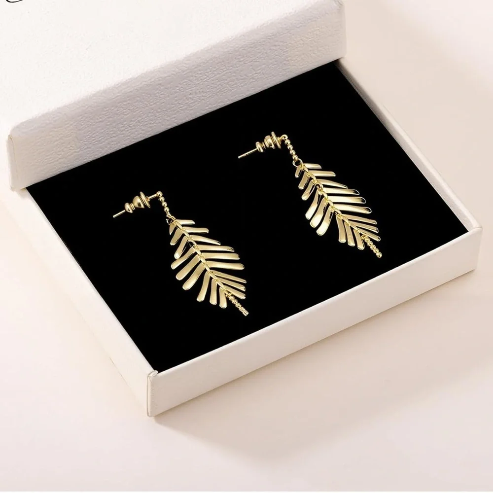 Valenique Feather Cascade Earrings